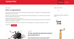 Desktop Screenshot of opolska-wies.pl